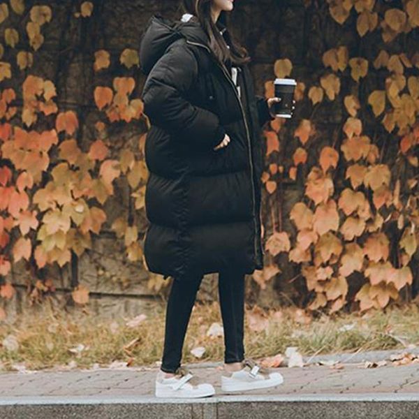 women's down & parkas fashion winter hooded jacket women warm long thick selling comfortable simplicity soft coat female snow outwear, Black
women's down & parkas fashion winter hooded jacket women warm long thick selling comfortable simplicity soft coat female snow outwear, Black