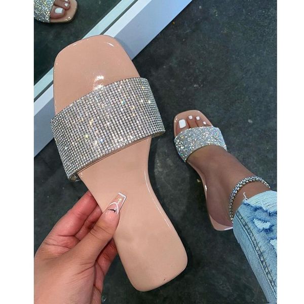 slippers summer style women's shoes fashion rhinestone sandals open toe outdoor leisure plus size 43, Black
slippers summer style women's shoes fashion rhinestone sandals open toe outdoor leisure plus size 43, Black