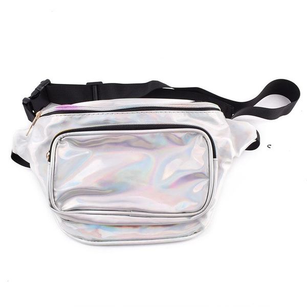 women pu laser waist bag travel fashion rainbow banana fanny pack waterproof hip reflective outdoor sports belt bags
women pu laser waist bag travel fashion rainbow banana fanny pack waterproof hip reflective outdoor sports belt bags