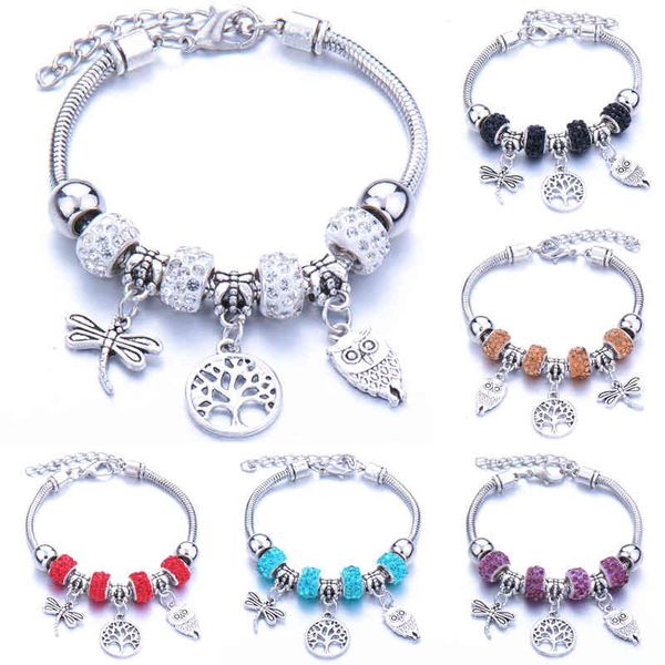 2021 small fresh diy tree of life glass bead bracelet crystal inlaid zircon beaded snake chain pandora-style, Golden;silver
2021 small fresh diy tree of life glass bead bracelet crystal inlaid zircon beaded snake chain pandora-style, Golden;silver
