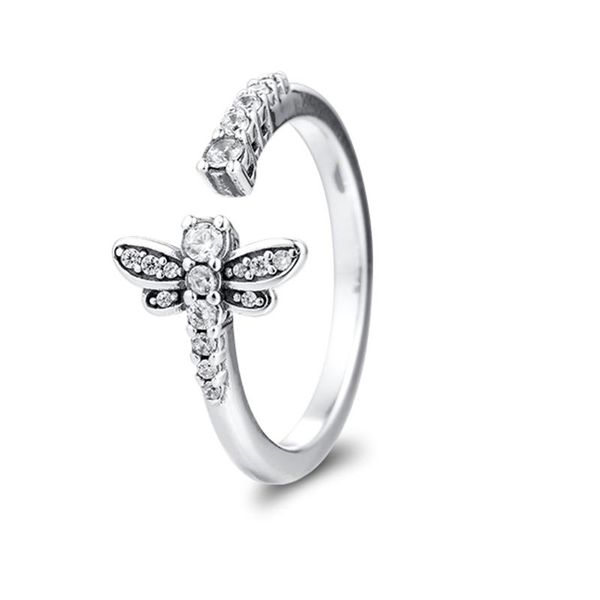 cluster rings qandocci 925 sterling silver sparkling dragonfly open finger for women fashion jewelry wedding statement ring party bague, Golden;silver
cluster rings qandocci 925 sterling silver sparkling dragonfly open finger for women fashion jewelry wedding statement ring party bague, Golden;silver