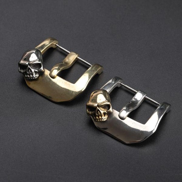 watch bands pure copper skull buckle 20 22 24mm suitable leather strap embedded copper-nickel alloy bronze, Black;brown
watch bands pure copper skull buckle 20 22 24mm suitable leather strap embedded copper-nickel alloy bronze, Black;brown