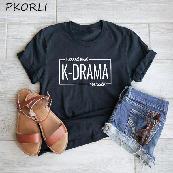 harajuku kpop k-drama tshirt women men blessed and k drama obsessed t shirt korean style lover t-shirt oversized t-shirts women's, White
harajuku kpop k-drama tshirt women men blessed and k drama obsessed t shirt korean style lover t-shirt oversized t-shirts women's, White