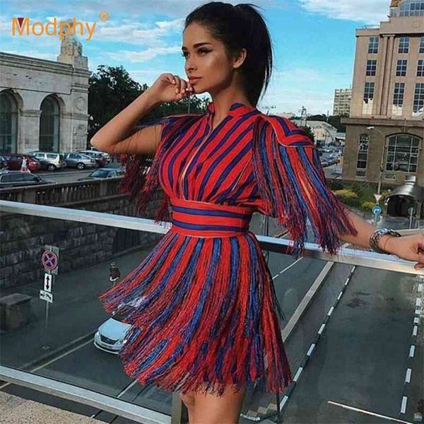 fashion striped tassel women dress sleeveless slim club evening party vestidos summer female 210527, Black;gray
fashion striped tassel women dress sleeveless slim club evening party vestidos summer female 210527, Black;gray