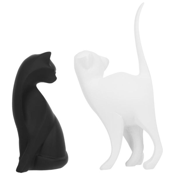 2pcs animal cat adornment creative resin decoration deskornament home figurine decorative objects & figurines
2pcs animal cat adornment creative resin decoration deskornament home figurine decorative objects & figurines
