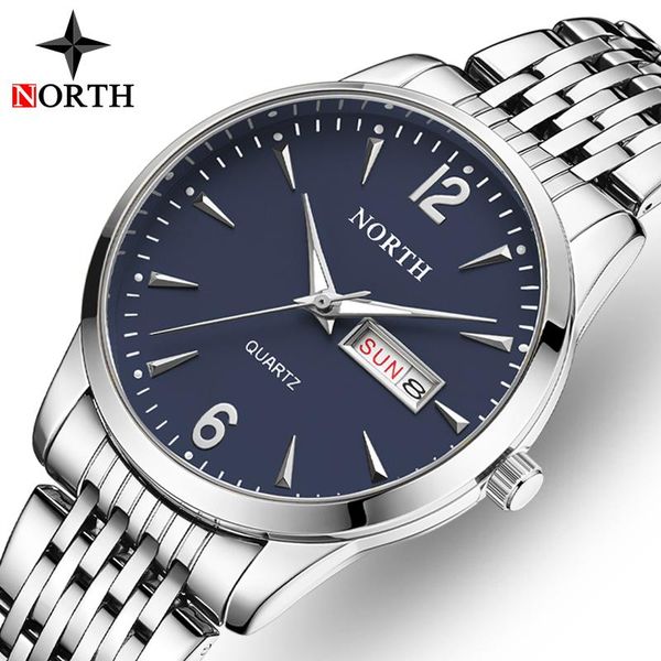 wristwatches north mens watches waterproof date week clock full steel men watch quartz fashion wristwatch male relogio masculin, Slivery;brown
wristwatches north mens watches waterproof date week clock full steel men watch quartz fashion wristwatch male relogio masculin, Slivery;brown