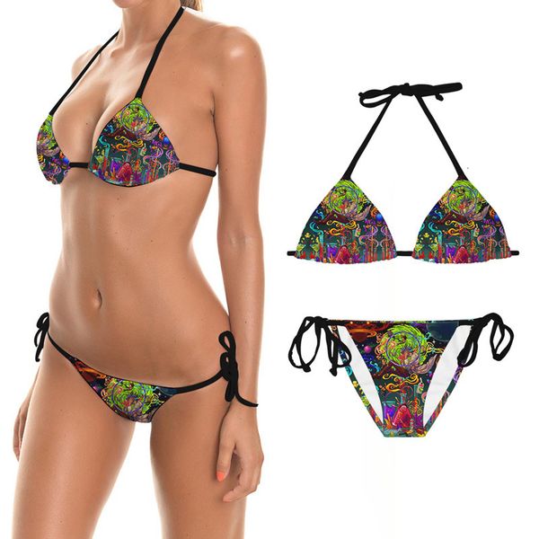 2021 fashion animation rick and motti bikini split swimsuit, White;black
2021 fashion animation rick and motti bikini split swimsuit, White;black