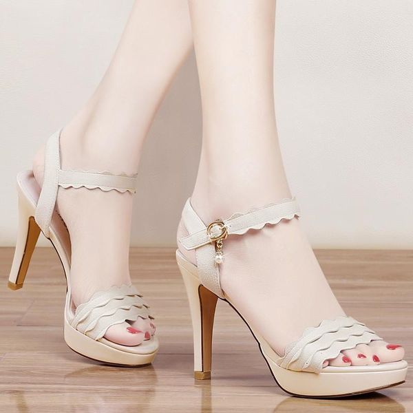 summer ankle strap thin high heel sandals ladies party shoes designer leather heels rtg5, Black
summer ankle strap thin high heel sandals ladies party shoes designer leather heels rtg5, Black