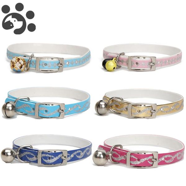 cat collar with bells for small dogs pet necklace 4 colors kitten puppy bell decoration products mp0049 collars & leads
cat collar with bells for small dogs pet necklace 4 colors kitten puppy bell decoration products mp0049 collars & leads
