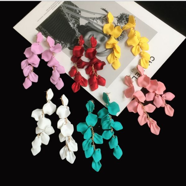 fast ship 7-color rose petal tassel earrings european and american long earrings femininity online celebrity joker high-end earrings wholesa, Silver
fast ship 7-color rose petal tassel earrings european and american long earrings femininity online celebrity joker high-end earrings wholesa, Silver