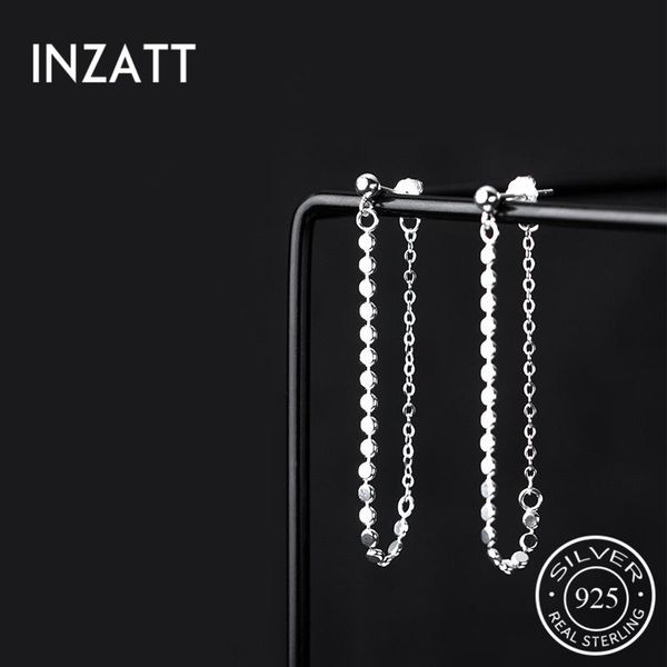 hoop & huggie inzareal 925 sterling silver round chain tassel earrings for fashion women party punk fine jewelry accessories, Golden;silver
hoop & huggie inzareal 925 sterling silver round chain tassel earrings for fashion women party punk fine jewelry accessories, Golden;silver