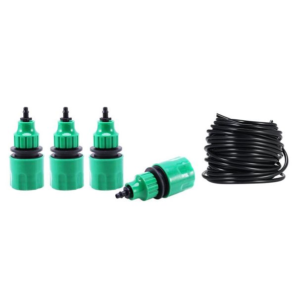 watering equipments 4x garden hose pipe one way adapter tap connector fitting for irrigation & 1pc 4 / 7mm sprinkler system laying tube
watering equipments 4x garden hose pipe one way adapter tap connector fitting for irrigation & 1pc 4 / 7mm sprinkler system laying tube
