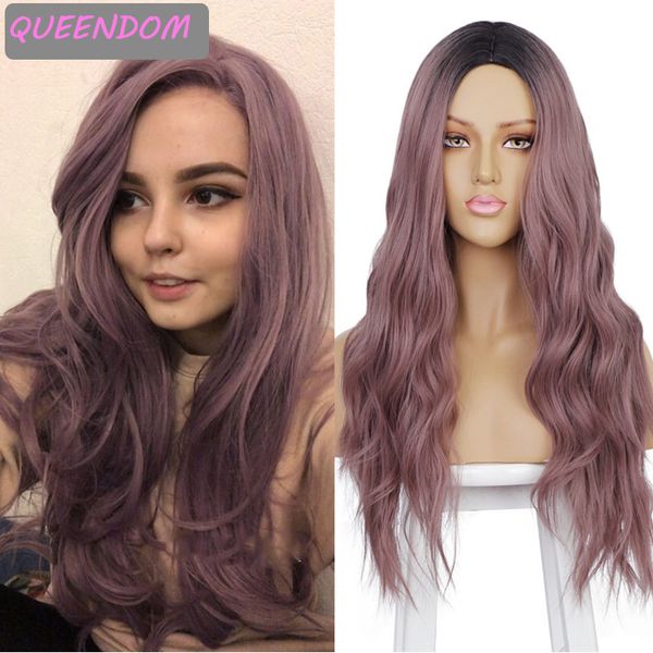 ombre purple natural wavy wig 24 body wave synthetic hair wigs african american heat resistant middle part lolita wig bug pink, Black
ombre purple natural wavy wig 24 body wave synthetic hair wigs african american heat resistant middle part lolita wig bug pink, Black
