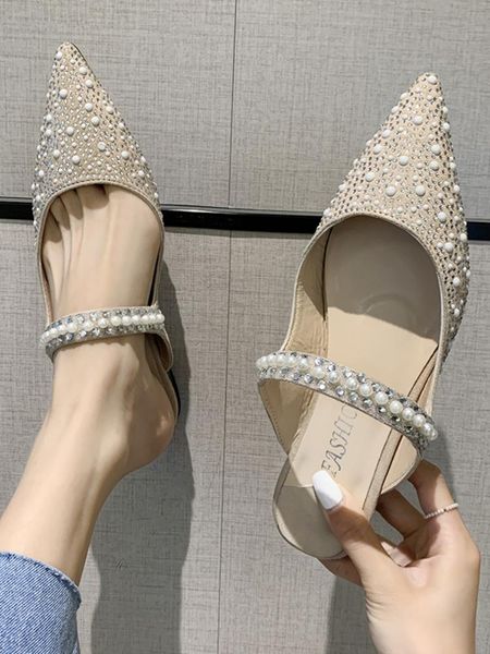 slippers 2021 crystal band women leather pointed toe mules summer shoes woman sandals flip flops flat cover slides, Black
slippers 2021 crystal band women leather pointed toe mules summer shoes woman sandals flip flops flat cover slides, Black