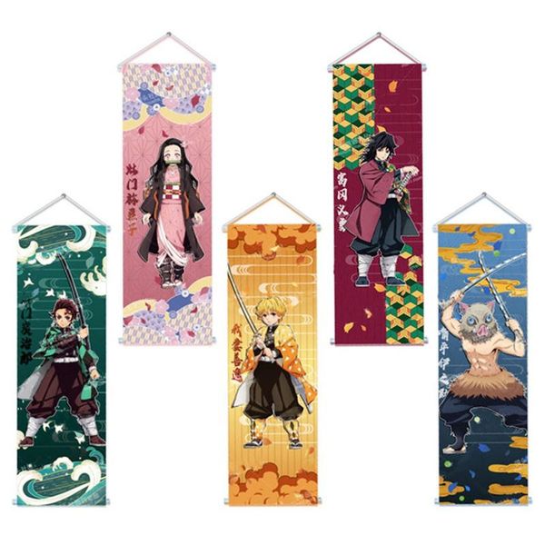 paintings 25*70cm anime demon slayer: kimetsu no yaiba tanjirou nezuko wall poster scroll hanging home decor
paintings 25*70cm anime demon slayer: kimetsu no yaiba tanjirou nezuko wall poster scroll hanging home decor