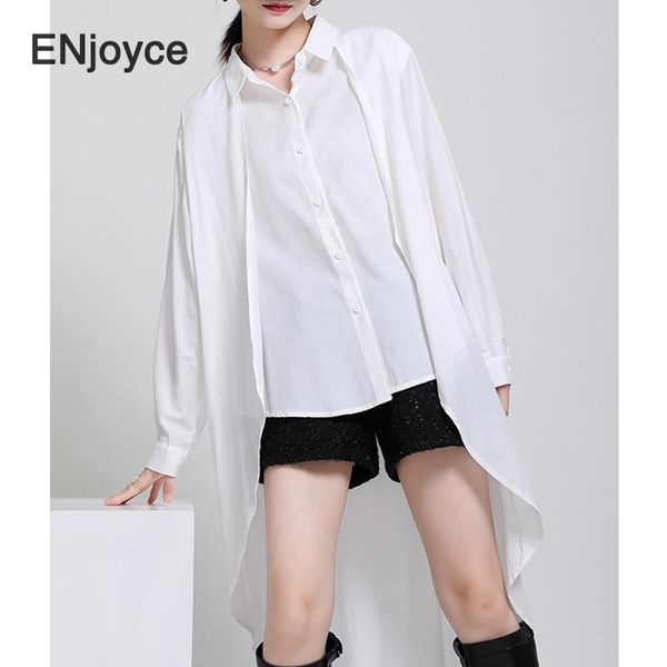 women's blouses & shirts woman long blouse 2021 spring fashion irregular shirt women korean style vintage silhouette sleeve clothes cas, White
women's blouses & shirts woman long blouse 2021 spring fashion irregular shirt women korean style vintage silhouette sleeve clothes cas, White