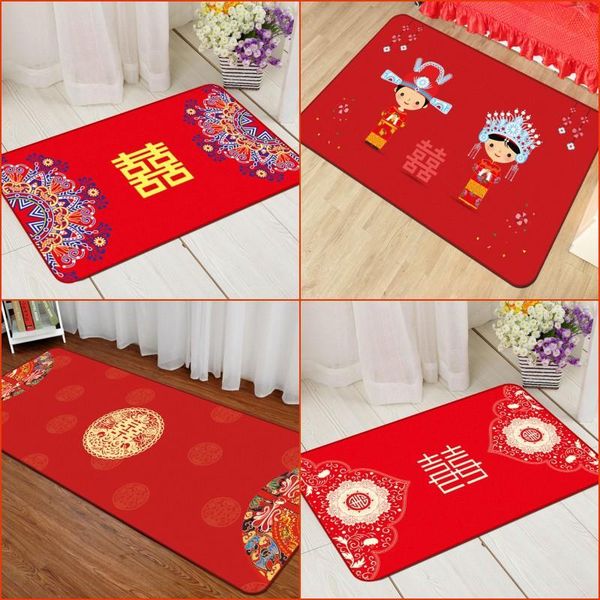 carpets festive chinese style wedding red carpet bedroom mat vacuum household rectangular washable rug non-slip absorbent tapete
carpets festive chinese style wedding red carpet bedroom mat vacuum household rectangular washable rug non-slip absorbent tapete