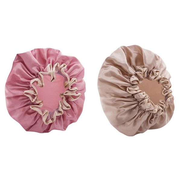 pcs women's waterproof hat bathing long hair headgear cover oil fume dry cap, pink & champagne shower caps
pcs women's waterproof hat bathing long hair headgear cover oil fume dry cap, pink & champagne shower caps