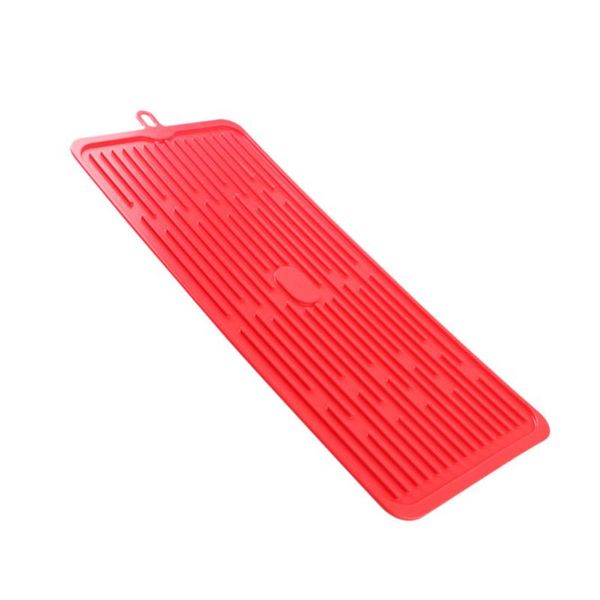 mats & pads bar silicone drain pad drying mat kitchen deep grooves non-slip tray - 44.5x20x0.5cm (red)
mats & pads bar silicone drain pad drying mat kitchen deep grooves non-slip tray - 44.5x20x0.5cm (red)