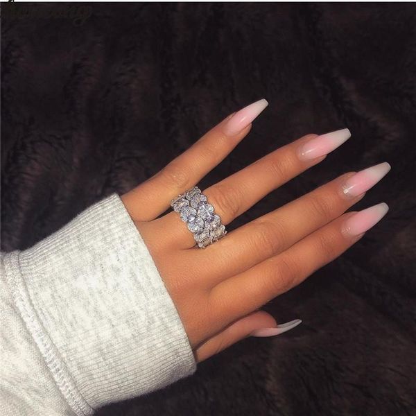 wedding rings choucong 2021 statement promise ring 925 sterling silver oval cz engagement band for women men jewelry gift, Slivery;golden
wedding rings choucong 2021 statement promise ring 925 sterling silver oval cz engagement band for women men jewelry gift, Slivery;golden