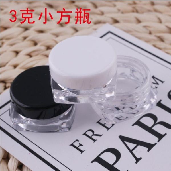 storage bottles & jars 5pcs empty plastic square 3g cream pot loose powder jar refill container cosmetic packing t0434
storage bottles & jars 5pcs empty plastic square 3g cream pot loose powder jar refill container cosmetic packing t0434