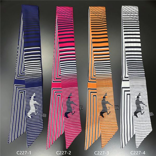 scarves stripe horse print summer scarf 2021 design women skinny bag hair band neck brand silk ladies foulard headband, Blue;gray
scarves stripe horse print summer scarf 2021 design women skinny bag hair band neck brand silk ladies foulard headband, Blue;gray