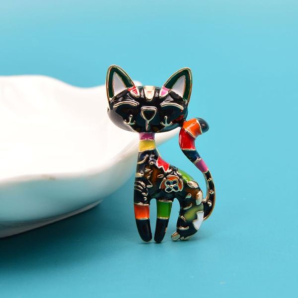 pins, brooches arrival cute enamel paint cat brooch women and men pin animal design fashion jewelry 2 colors, Gray
pins, brooches arrival cute enamel paint cat brooch women and men pin animal design fashion jewelry 2 colors, Gray