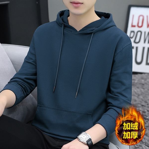 hoodies & sweatshirts 350g cotton long sleeve t-shirt men's loose round neck bottomed shirt autumn and winter wear plush hooded clothes, Black
hoodies & sweatshirts 350g cotton long sleeve t-shirt men's loose round neck bottomed shirt autumn and winter wear plush hooded clothes, Black