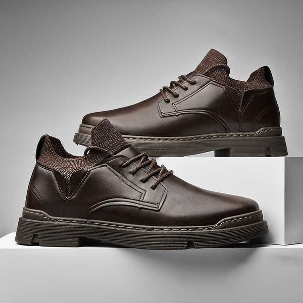 business spring new men's fashion trend casual soft-soled english suit shoes for men, Black
business spring new men's fashion trend casual soft-soled english suit shoes for men, Black