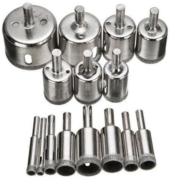 professional drill bits 15pcs plated bit glass holes maker 6-50mm diamond coated hole cutter for marble tile saws lsf99
professional drill bits 15pcs plated bit glass holes maker 6-50mm diamond coated hole cutter for marble tile saws lsf99