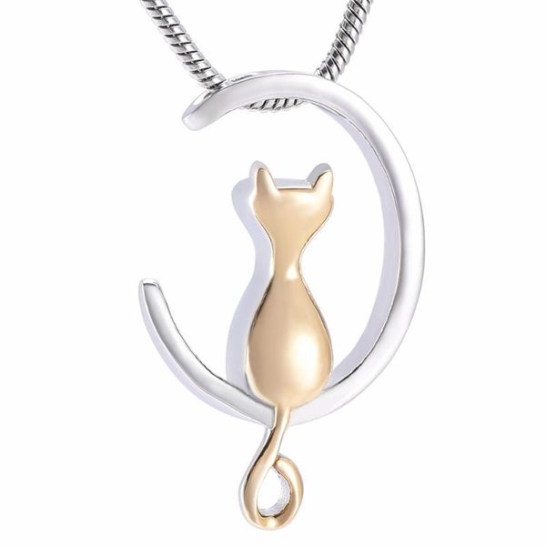 chains moon & cat stainless stee cremation jewelry for pet memorial urns necklace hold ashes keepsake locket, Silver
chains moon & cat stainless stee cremation jewelry for pet memorial urns necklace hold ashes keepsake locket, Silver