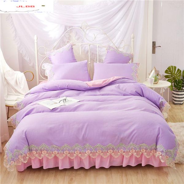 bedding sets purple pink lace full king duvet cover princess girls bed skirt korean bedclothes beautiful quilt
bedding sets purple pink lace full king duvet cover princess girls bed skirt korean bedclothes beautiful quilt