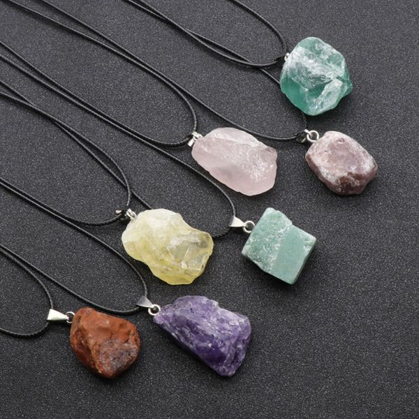 irregular natural crystal stone silver plated energy pendant necklaces with chain for women girl fashion sweater jewelry
irregular natural crystal stone silver plated energy pendant necklaces with chain for women girl fashion sweater jewelry