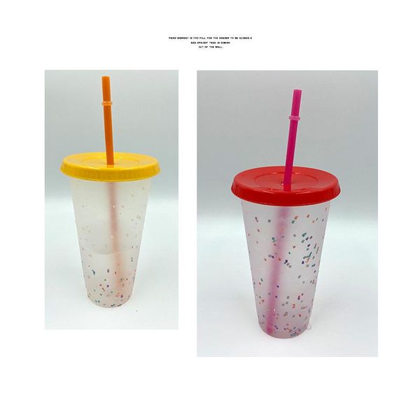 mugs 700ml temperature color change cups magical confetti reusable plastic with lid and straw cup for cold drinks accessories
mugs 700ml temperature color change cups magical confetti reusable plastic with lid and straw cup for cold drinks accessories