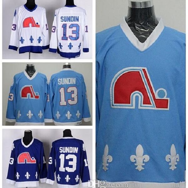 goodjjob Quebec Nordiques 13 Mats Sundin Ice Hockey Jerseys Sports Home Navy Blue White Road Away Stitched Best Quality On Sale, Colour 1
goodjjob Quebec Nordiques 13 Mats Sundin Ice Hockey Jerseys Sports Home Navy Blue White Road Away Stitched Best Quality On Sale, Colour 1