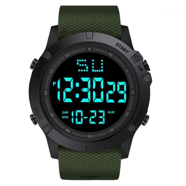 fashion mens watch led display digital date military sport rubber electronic alarm waterproof multifunction watches reloj wristwatches, Slivery;brown
fashion mens watch led display digital date military sport rubber electronic alarm waterproof multifunction watches reloj wristwatches, Slivery;brown