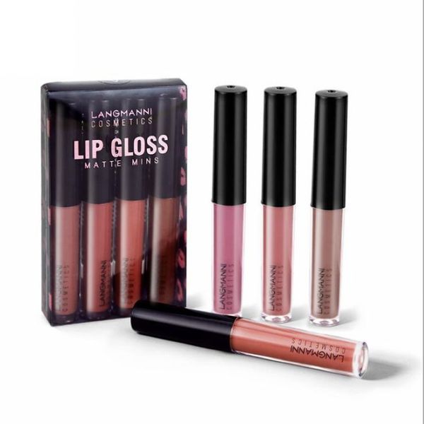langmanni 4pcs liquid lipstick makeup lip gloss long lasting moisture waterproof non-stick cup red 50sets/lot dhl
langmanni 4pcs liquid lipstick makeup lip gloss long lasting moisture waterproof non-stick cup red 50sets/lot dhl
