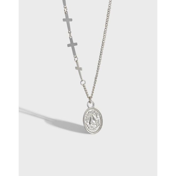 chains solid 925 sterling silver cross necklace for women gothic oval round tags punk hiphop s925 jewelry 2021
chains solid 925 sterling silver cross necklace for women gothic oval round tags punk hiphop s925 jewelry 2021