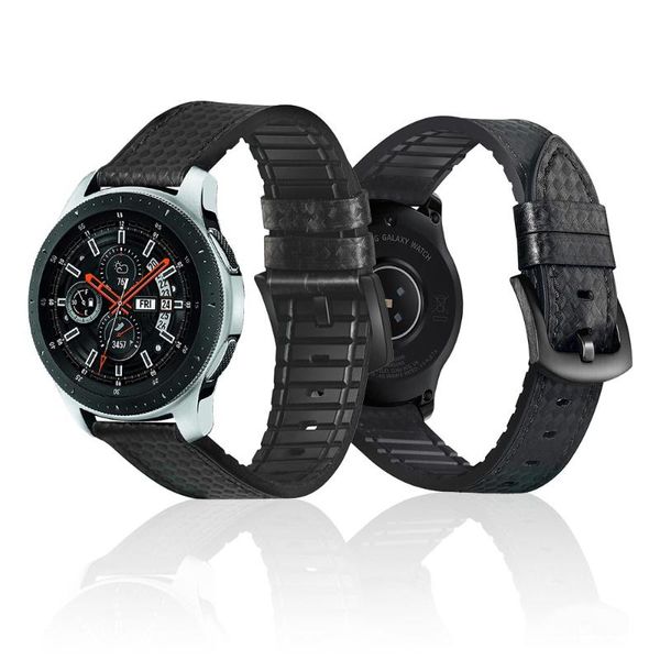 watch bands carbon fiber leather+silicone watchband 22mm bracelet for samsung galaxy 3 45mm/46mm strap accessories gear s3, Black;brown
watch bands carbon fiber leather+silicone watchband 22mm bracelet for samsung galaxy 3 45mm/46mm strap accessories gear s3, Black;brown