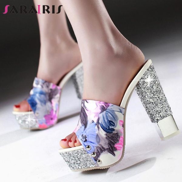 dress shoes sarairis big size 32-43 fashion print mules lady bling slippers pumps women high heel summer party woman, Black
dress shoes sarairis big size 32-43 fashion print mules lady bling slippers pumps women high heel summer party woman, Black