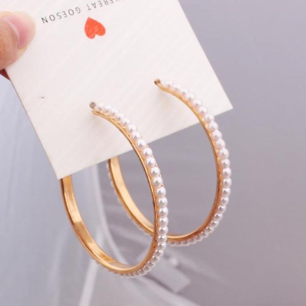 hoop & huggie korean fashion trend elegant charm pearl around circle heart geometry earrings for women girl party jewelry lz095, Golden;silver
hoop & huggie korean fashion trend elegant charm pearl around circle heart geometry earrings for women girl party jewelry lz095, Golden;silver