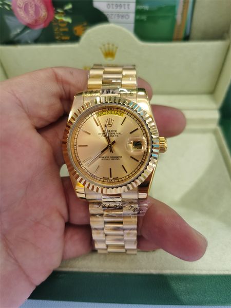 20 styles mens automatic watches master 40mm day-date 228238 228239 228235 all gold president bracelet fluted bezel luxury man watch 2813, Slivery;brown
20 styles mens automatic watches master 40mm day-date 228238 228239 228235 all gold president bracelet fluted bezel luxury man watch 2813, Slivery;brown