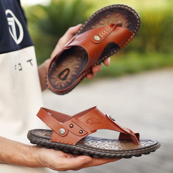 slippers large size sandals clip foot beach shoes summer outdoor wear dual-purpose fashion comfortable driving 8pit, Black
slippers large size sandals clip foot beach shoes summer outdoor wear dual-purpose fashion comfortable driving 8pit, Black