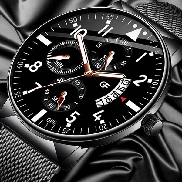 wristwatches relogio masculino men's fashion casual calendar watches stainless steel mesh band watch men business luminous quartz wrist, Slivery;brown
wristwatches relogio masculino men's fashion casual calendar watches stainless steel mesh band watch men business luminous quartz wrist, Slivery;brown