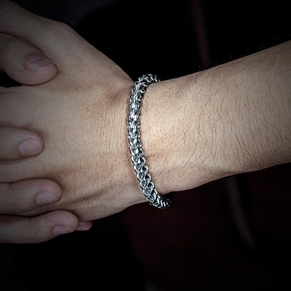 link, chain trendy titanium steel bracelet simple keel men steampunk male boy women cuff accessories locomotive hand jewelry, Black
link, chain trendy titanium steel bracelet simple keel men steampunk male boy women cuff accessories locomotive hand jewelry, Black