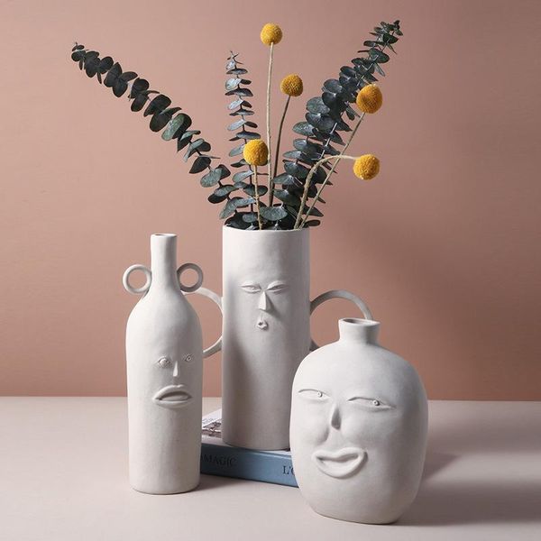 vases nordic ins vase ceramic decoration ornament abstract human face living room dried flower arrangement home
vases nordic ins vase ceramic decoration ornament abstract human face living room dried flower arrangement home