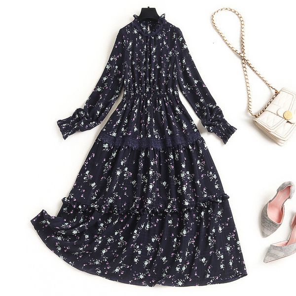 europe fashions women's clothes spring floral cuts impression chiffon dress gowns, Black;gray
europe fashions women's clothes spring floral cuts impression chiffon dress gowns, Black;gray