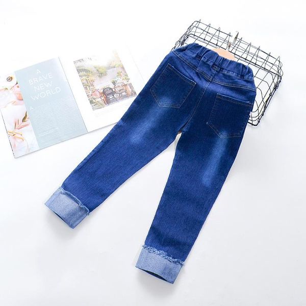 girls jeans fashion print spring autumn elasticated waist girls' cartoon printed pencil pants, Blue
girls jeans fashion print spring autumn elasticated waist girls' cartoon printed pencil pants, Blue