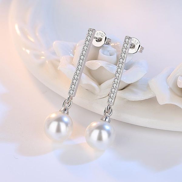 stud korean zircon pearl earrings for women temperament personality wild crystal earring earings jewelry earing brincos a830, Golden;silver
stud korean zircon pearl earrings for women temperament personality wild crystal earring earings jewelry earing brincos a830, Golden;silver