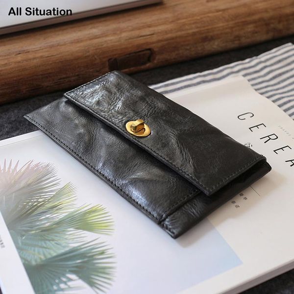 luxury clutch bag ladies first layer cow leather end handmade women retro hasp long purses card wallet phone passport wallets, Red;black
luxury clutch bag ladies first layer cow leather end handmade women retro hasp long purses card wallet phone passport wallets, Red;black